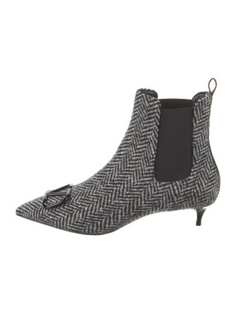 Valentino Printed Chelsea Boots