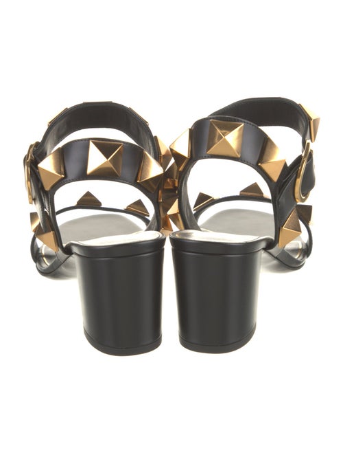 Valentino Rockstud Accents Leather Sandals