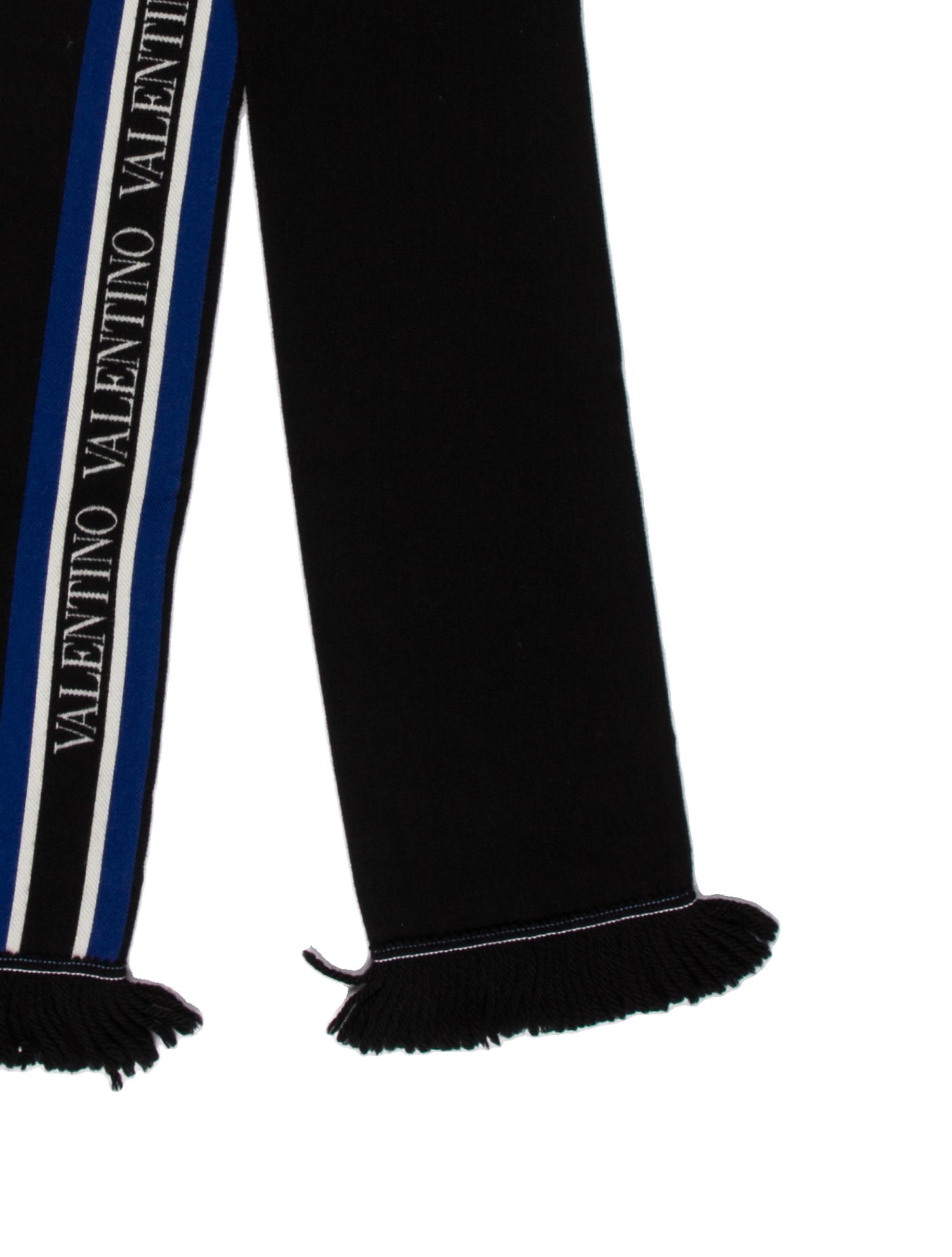 Valentino Wool Striped Scarf