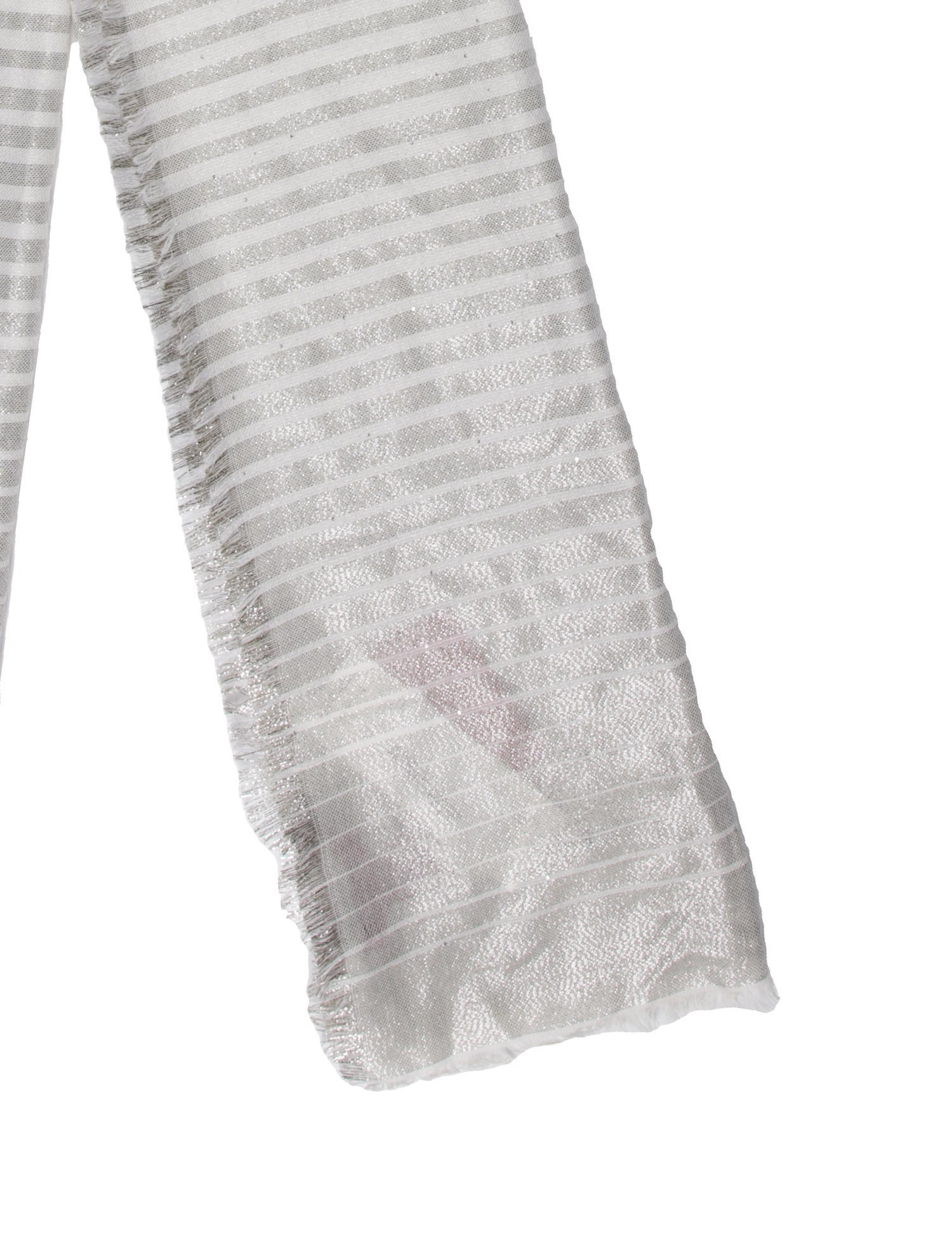 Valentino Cashmere Striped Scarf