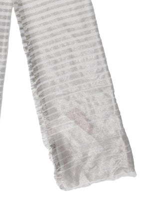 Valentino Cashmere Striped Scarf