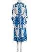 Valentino Printed Long Dress