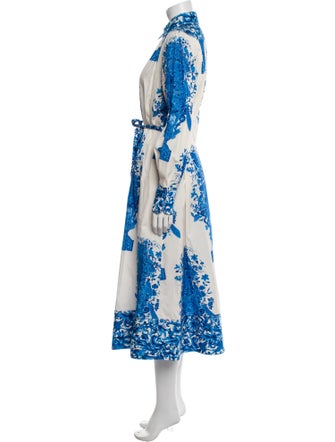 Valentino Printed Long Dress