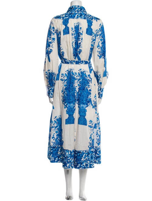 Valentino Printed Long Dress