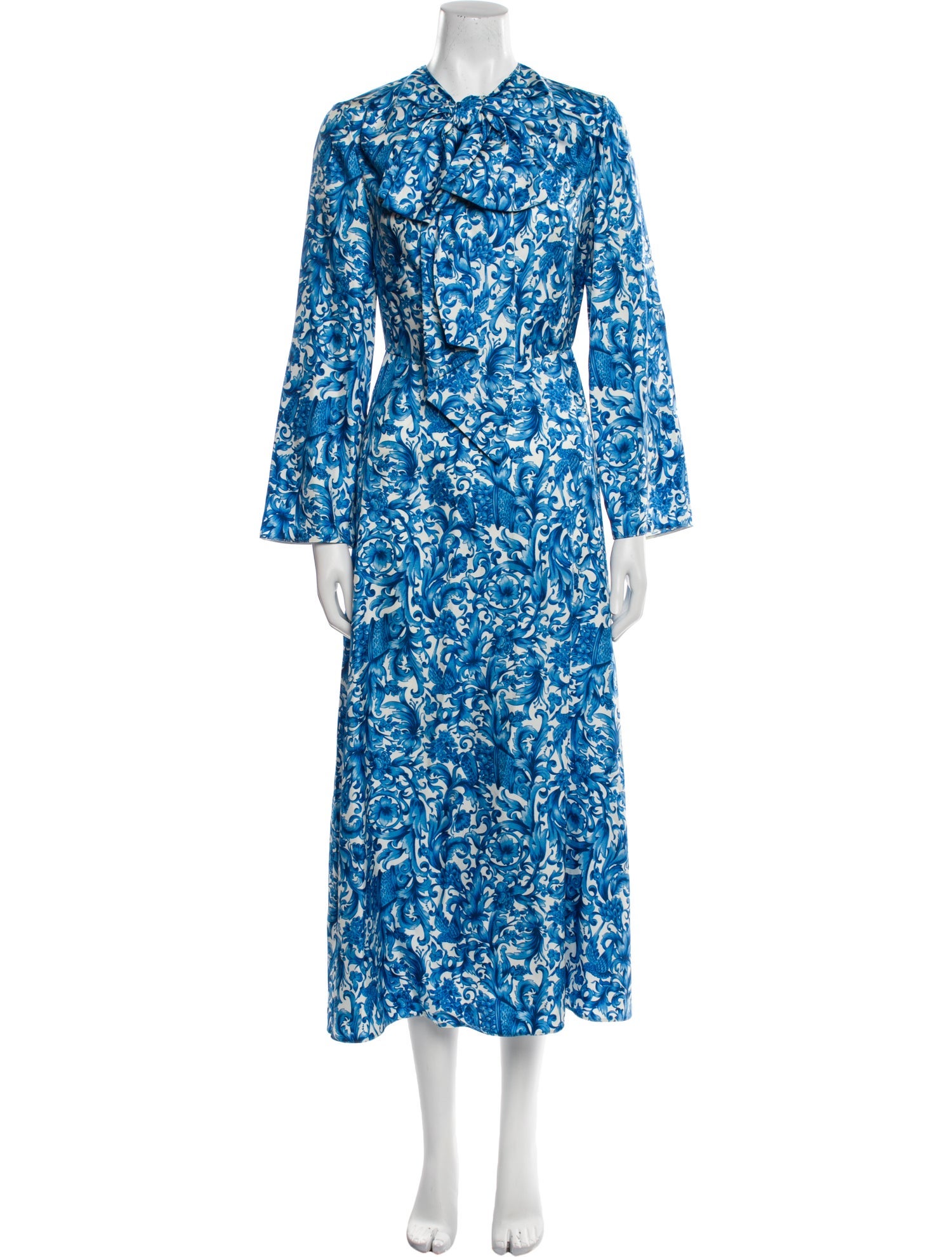 Valentino Silk Long Dress