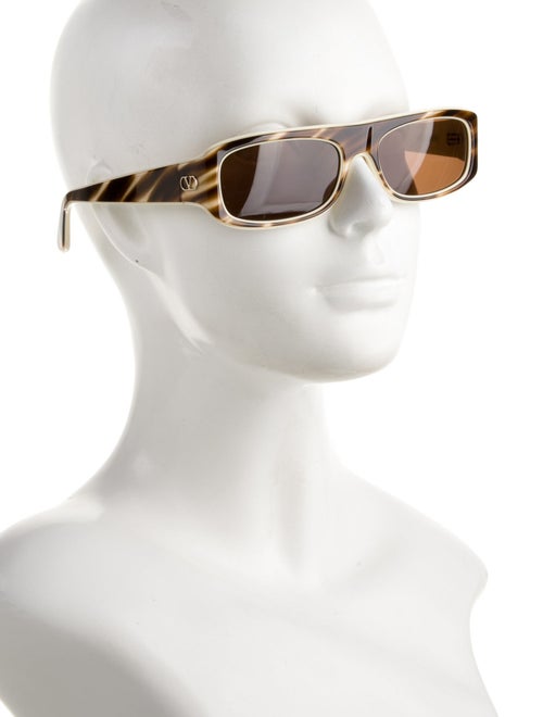 Valentino Square Tinted Sunglasses