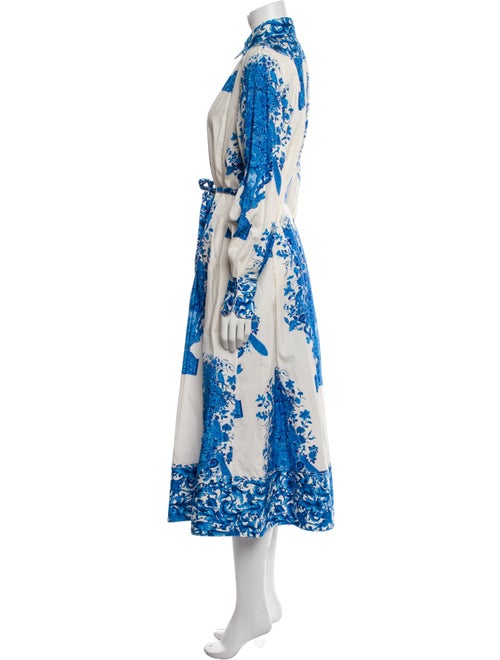 Valentino Printed Long Dress