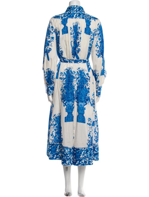 Valentino Printed Long Dress