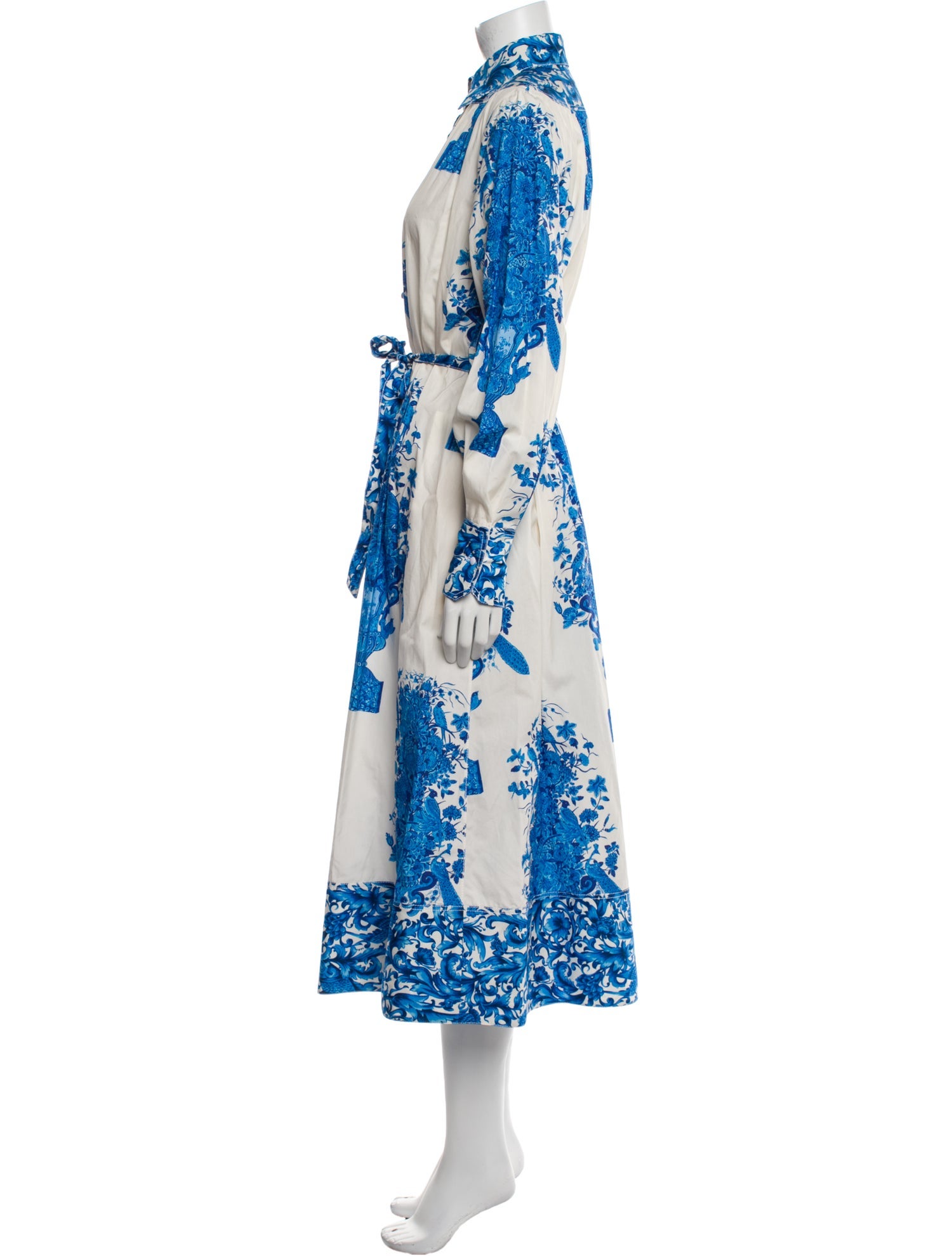 Valentino Printed Long Dress