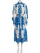 Valentino Printed Long Dress