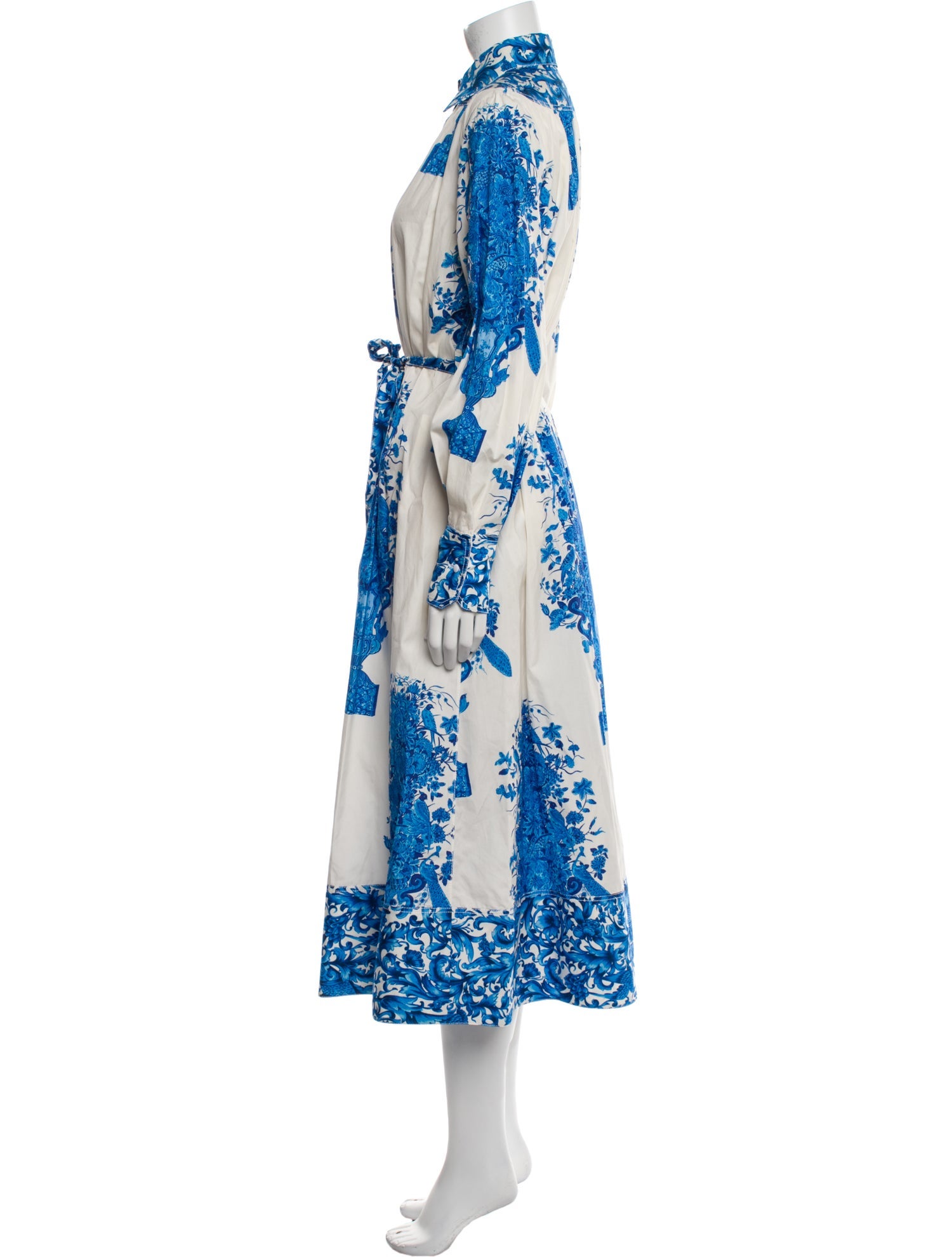 Valentino Printed Long Dress