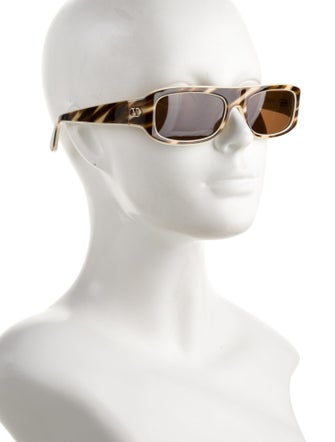 Valentino Square Tinted Sunglasses
