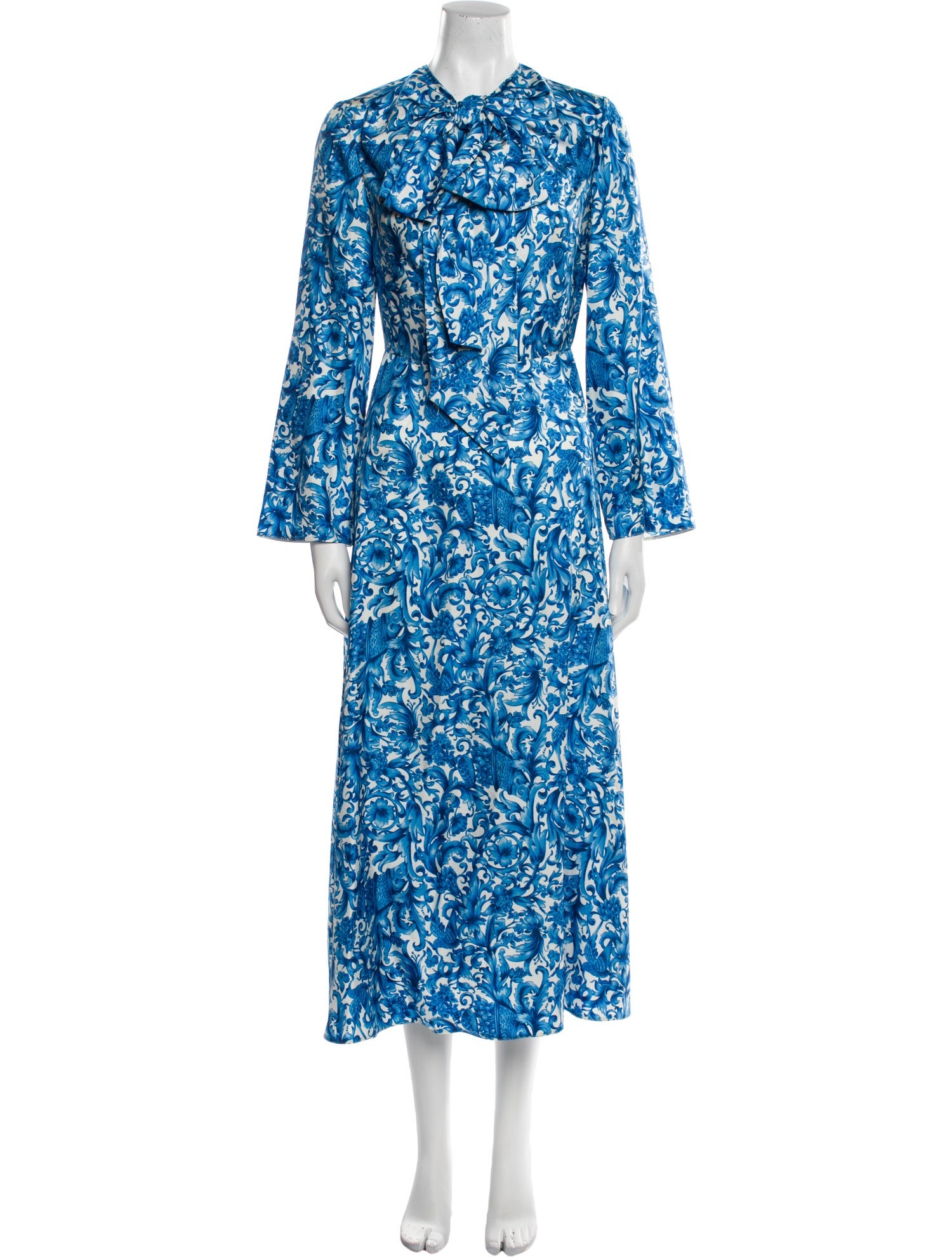 Valentino Silk Midi Length Dress