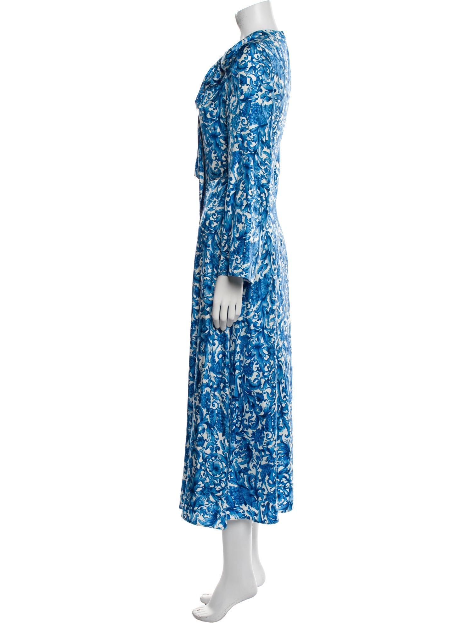 Valentino Silk Midi Length Dress