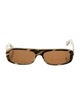 Valentino Square Tinted Sunglasses