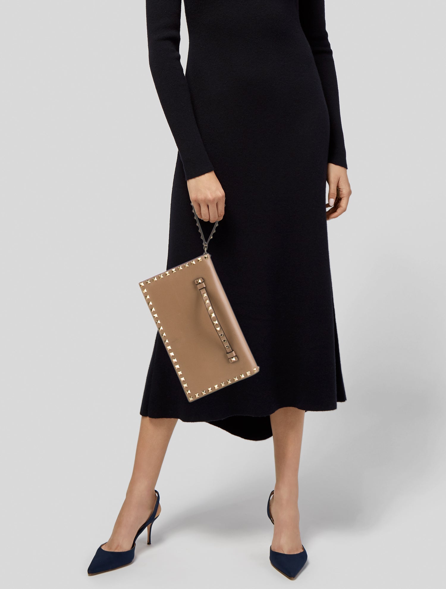 Valentino Leather Clutch