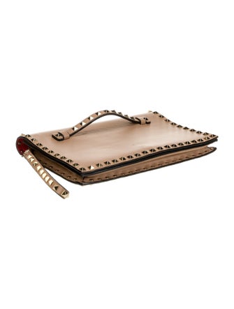 Valentino Leather Clutch