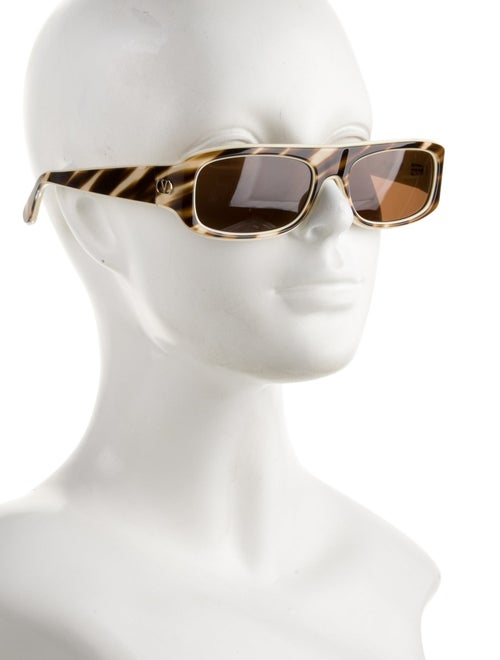 Valentino Square Tinted Sunglasses
