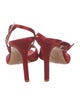 Valentino Satin Bow Accents Slingback Sandals