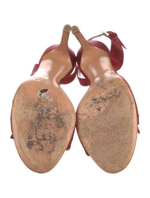 Valentino Satin Bow Accents Slingback Sandals