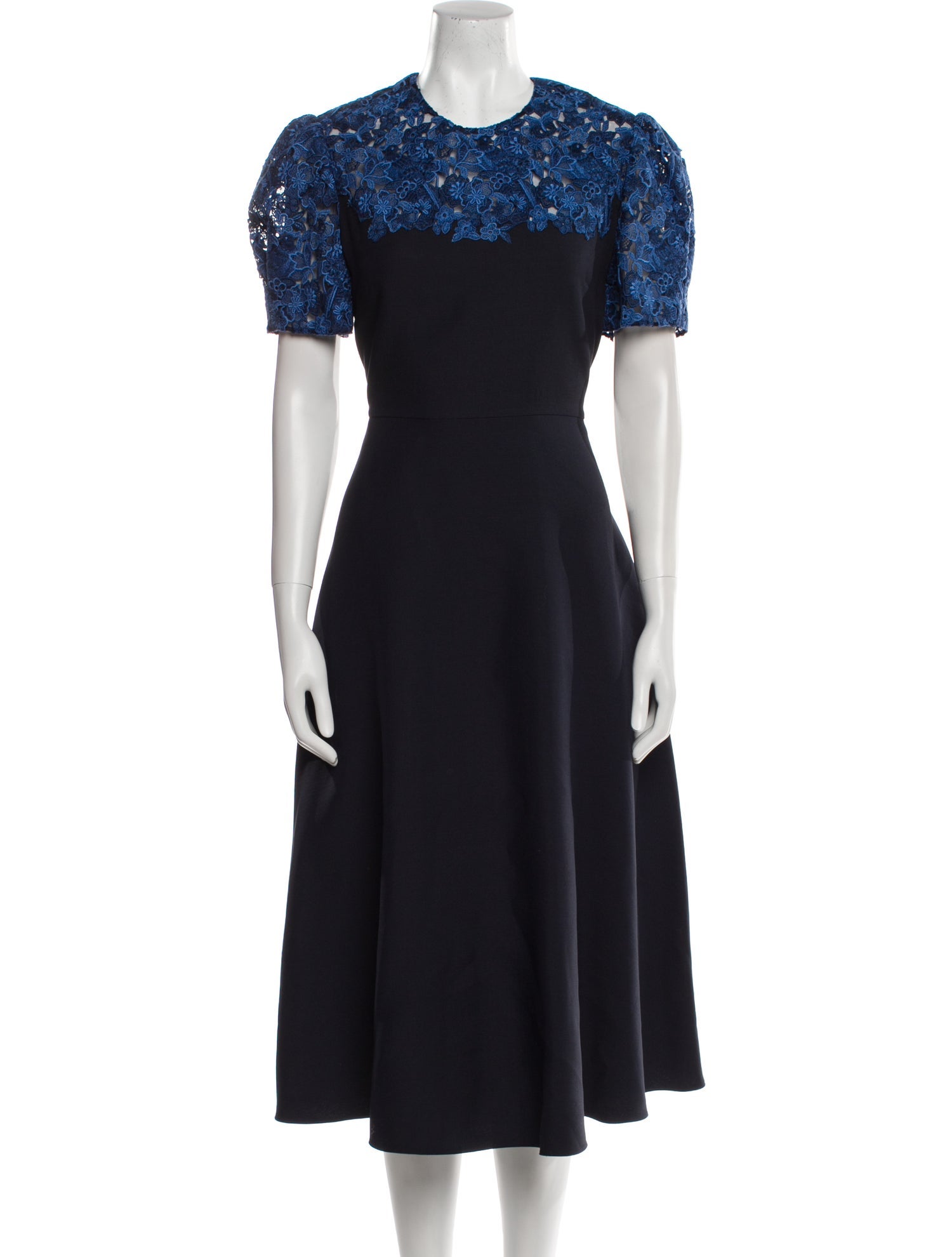 Valentino Wool Midi Length Dress