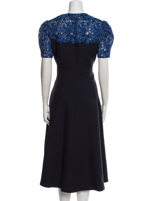 Valentino Wool Midi Length Dress