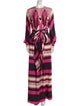 Valentino Silk Striped Jumpsuit