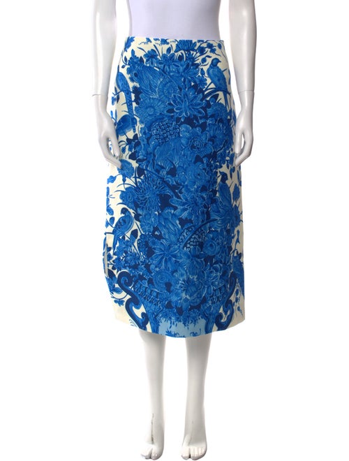 Valentino Virgin Wool Midi Length Skirt