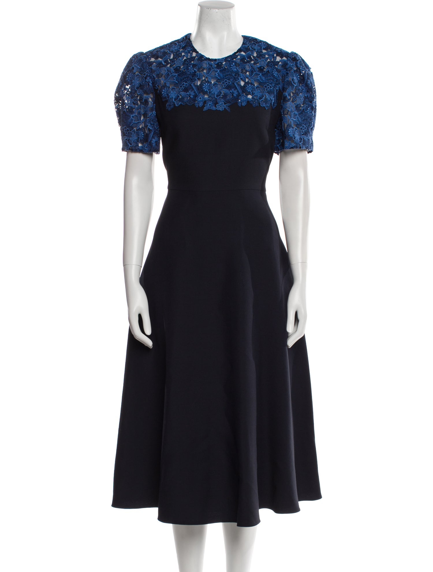 Valentino Wool Midi Length Dress