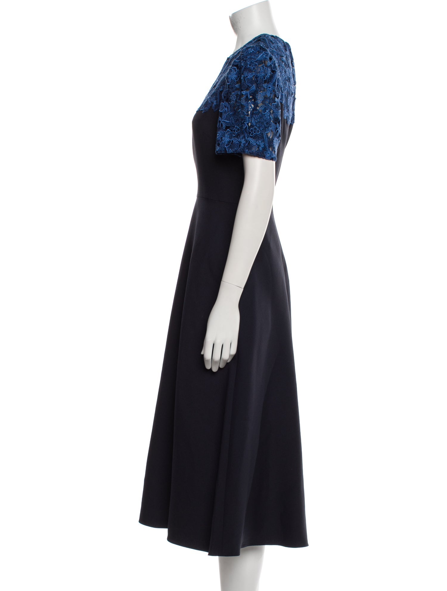 Valentino Wool Midi Length Dress