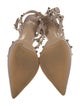 Valentino Rockstud Accents Leather T-Strap Pumps