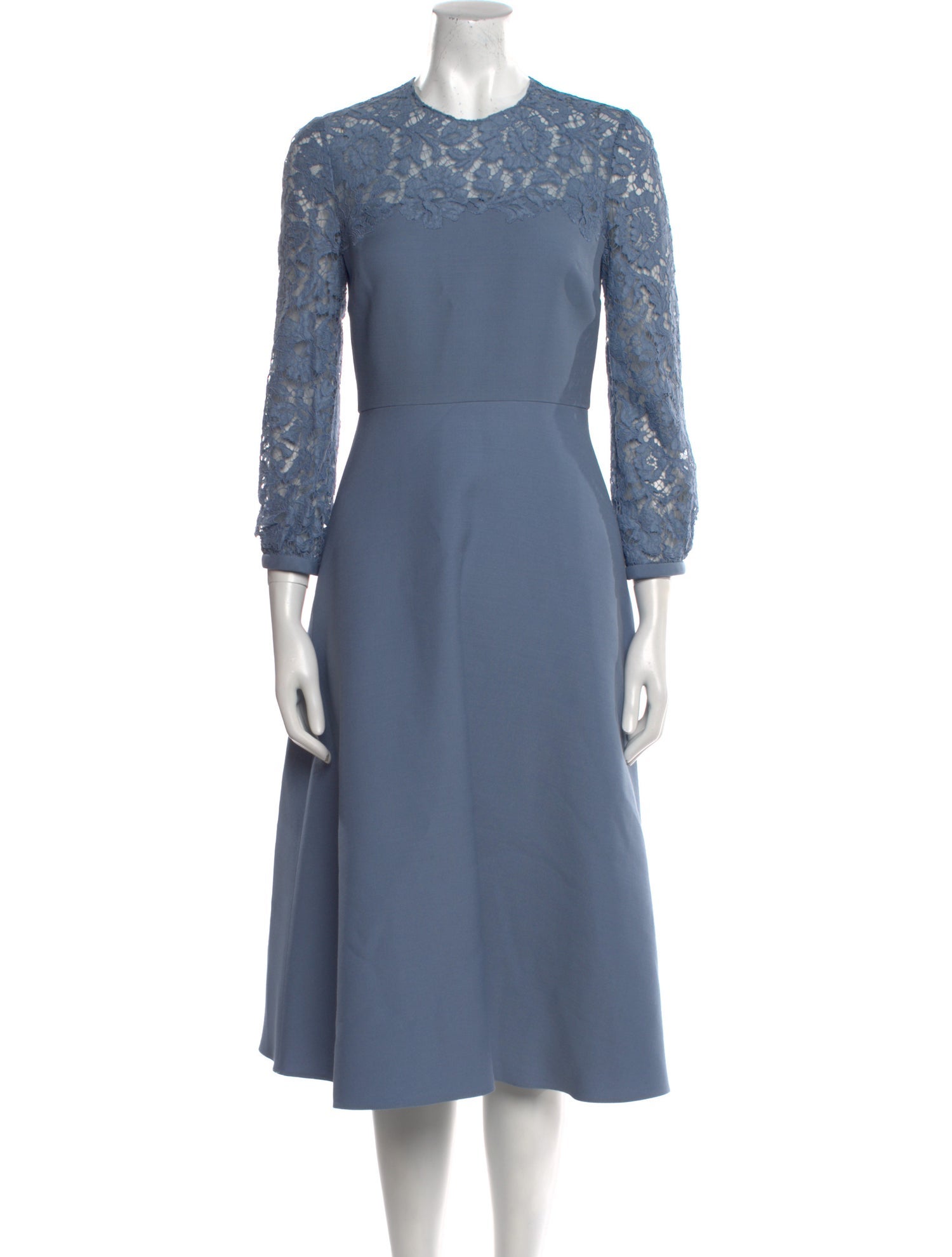 Valentino Wool Midi Length Dress