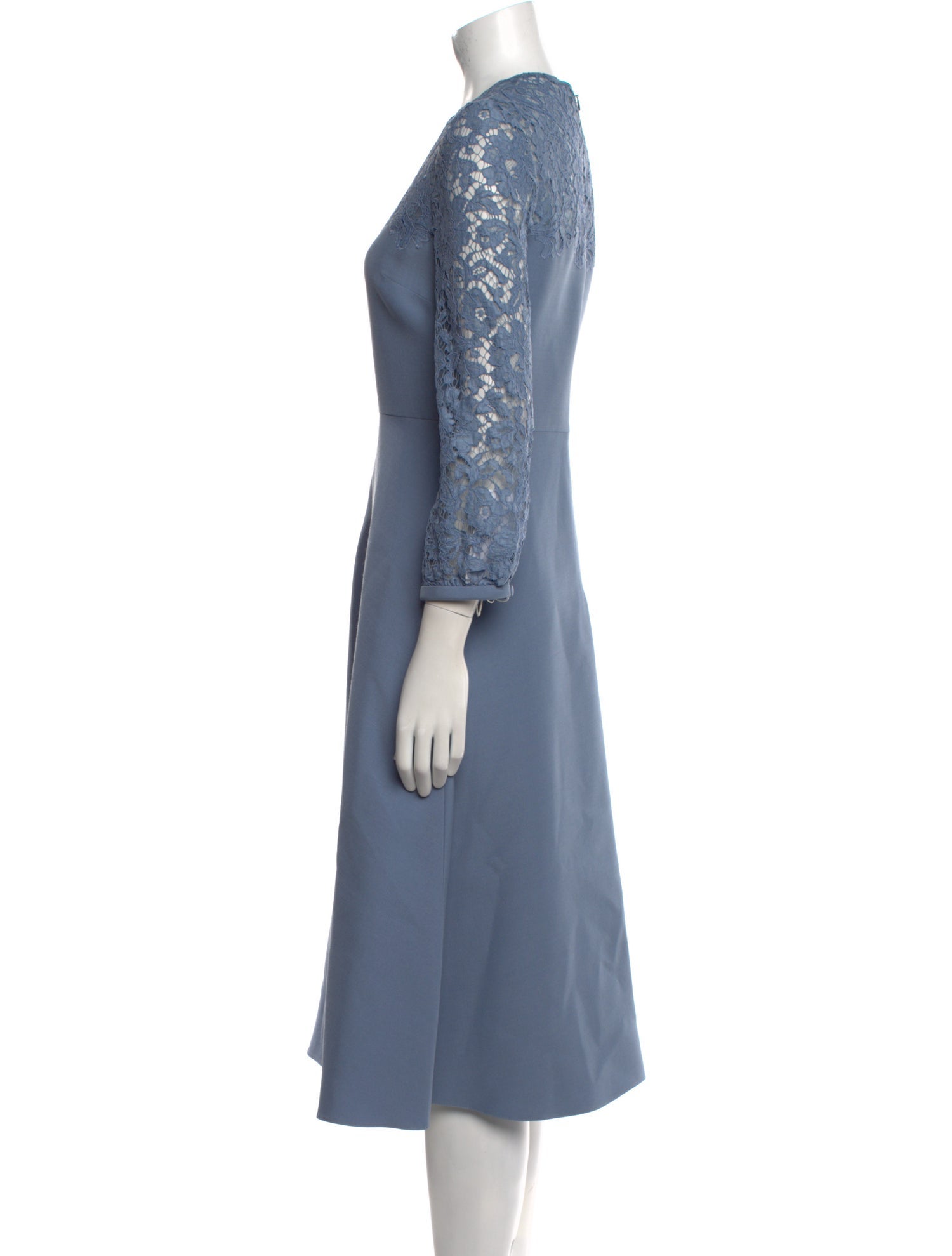 Valentino Wool Midi Length Dress