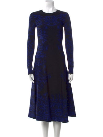 Valentino Printed Midi Length Dress