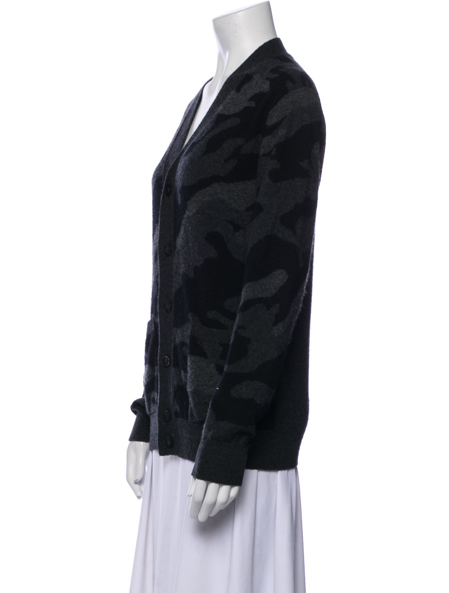 Valentino Cashmere Animal Print Sweater