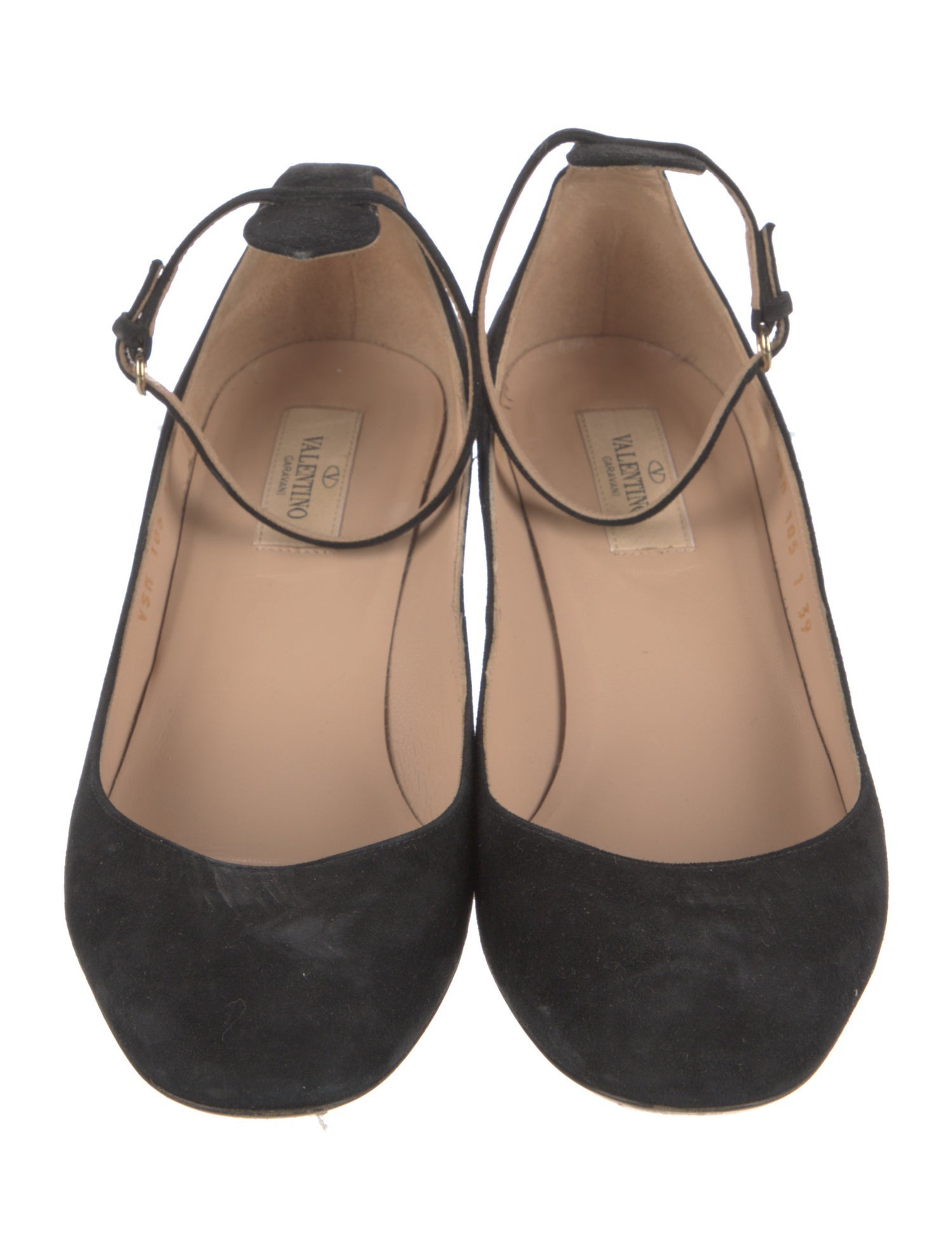 Valentino Suede D'Orsay Pumps