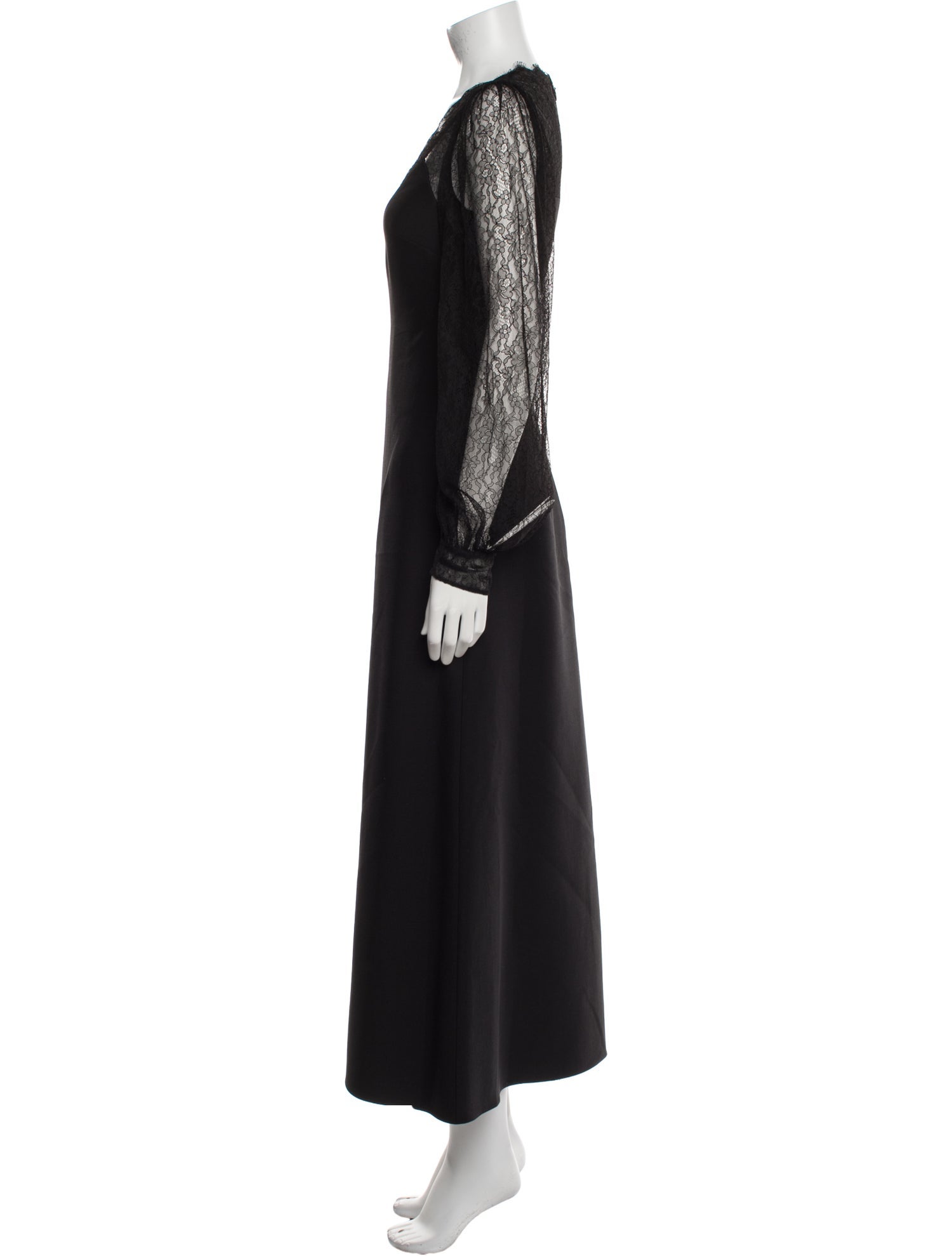 Valentino Virgin Wool Long Dress