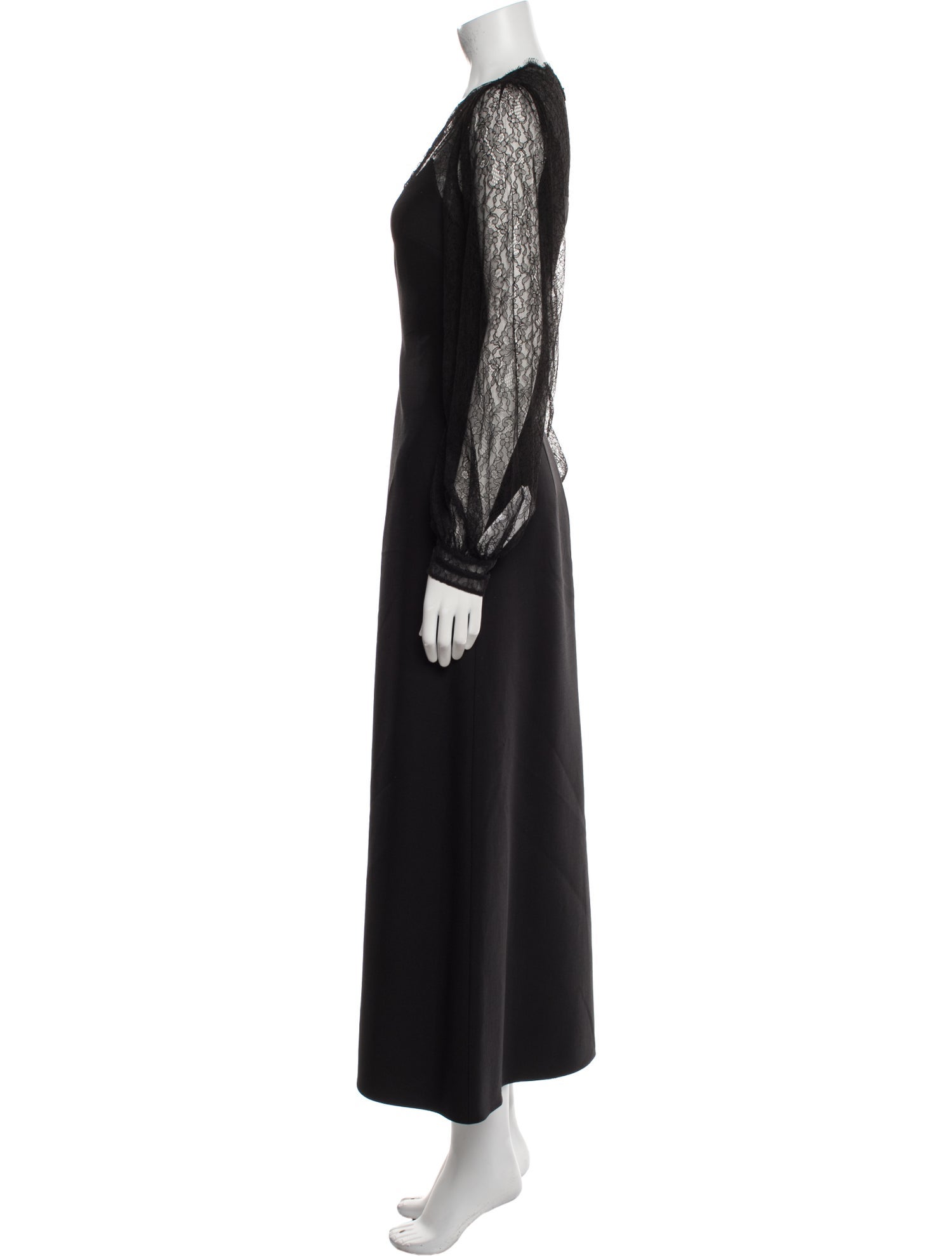 Valentino Virgin Wool Long Dress