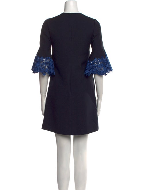 Valentino Crew Neck Midi Length Dress