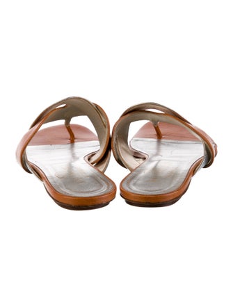 Valentino Leather Slides