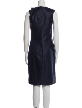 Valentino V-Neck Knee-Length Dress