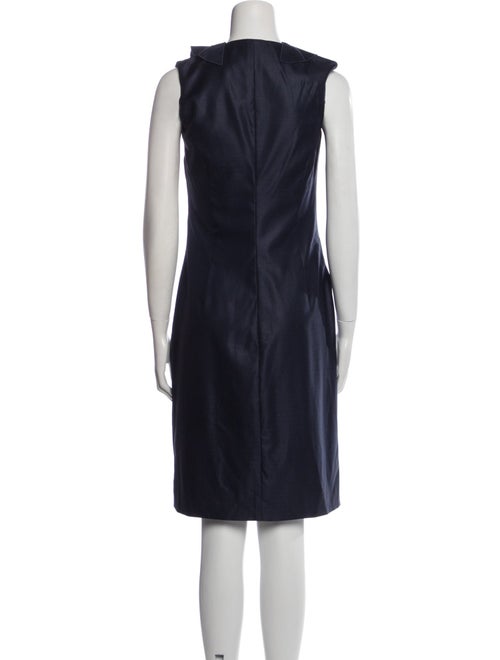Valentino V-Neck Knee-Length Dress