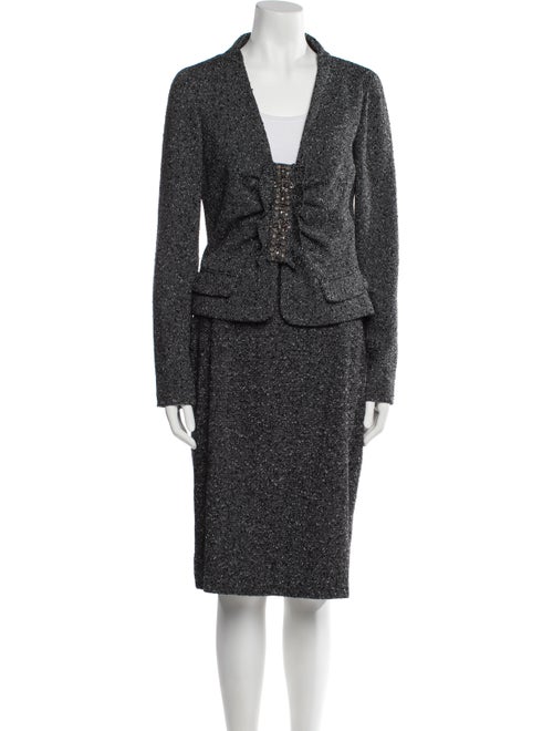 Valentino 2008 Wool Skirt Suit