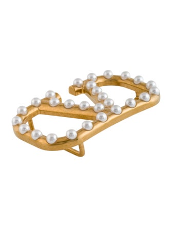 Valentino Embellished Belt Buckle