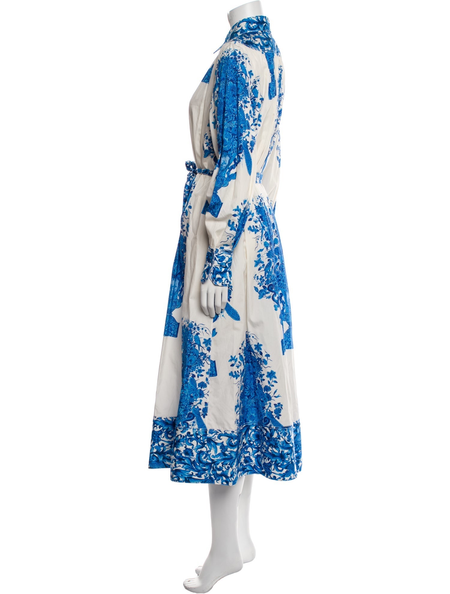 Valentino Printed Long Dress