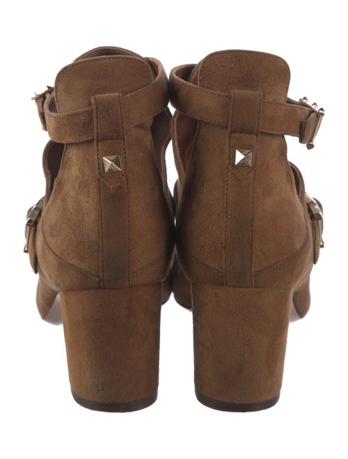 Valentino Rockstud Accents Suede D'Orsay Pumps