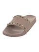 Valentino Rockstud Accents Rubber Slides