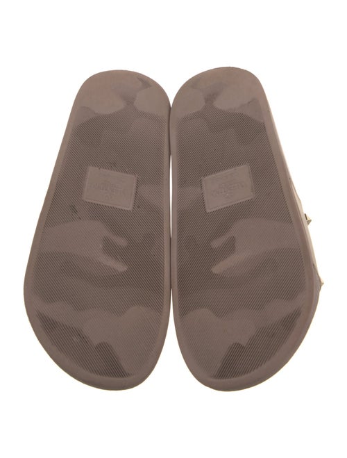 Valentino Rockstud Accents Rubber Slides