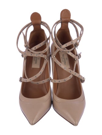 Valentino Leather D'Orsay Pumps