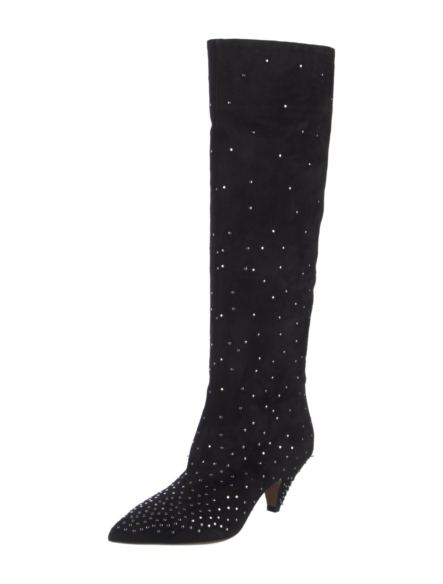 Valentino Suede Studded Accents Boots w/ Tags